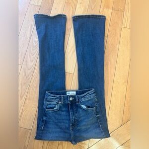 Dark Blue Flare Jeans